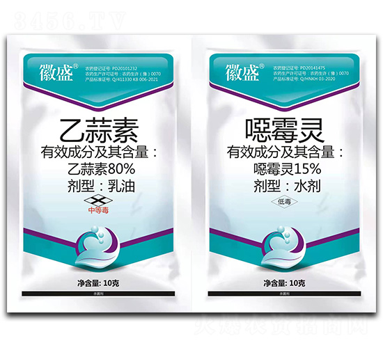 80%乙蒜素乳油+15%噁霉靈水劑-徽盛-秦農(nóng)作物